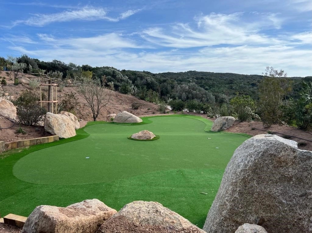 réalisation de terrain de golf partout en Corse avec Sud Paysages