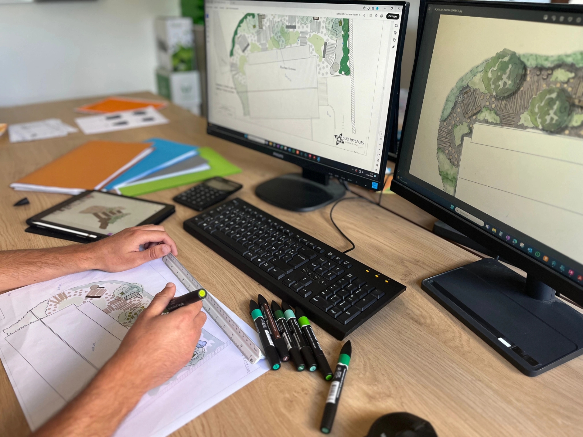 Accompagnement par l'équipe de Sud Paysages, paysagiste à Porto-Vecchio